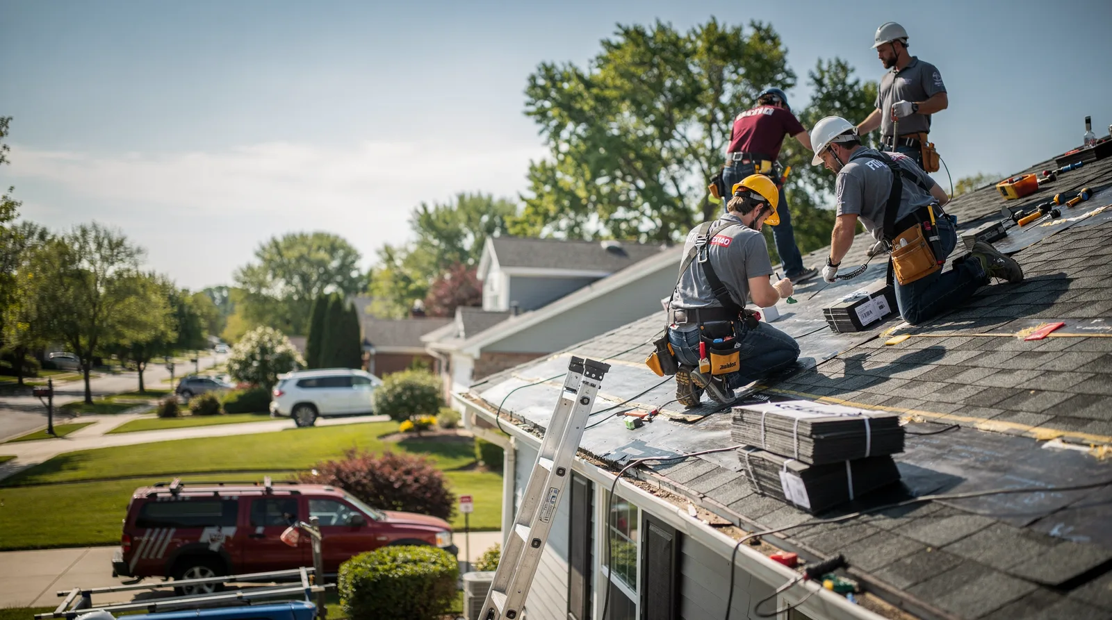 Roof Repair in Middletown, IL around you